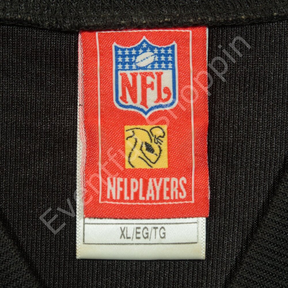 Vintage Reebok Atlanta Falcons Jersey Mens XL Black Keith Brooking 56 Mesh - Picture 8 of 10